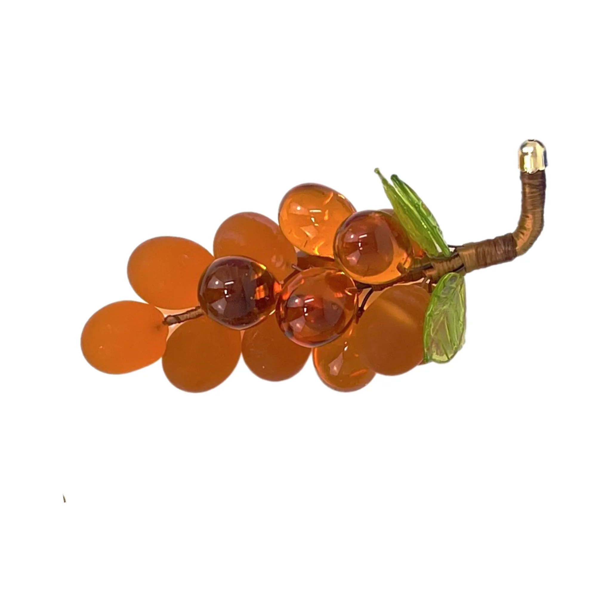 Murano Glass Solid Grape Cluster, Small, Multiple Colors, Made in Italy