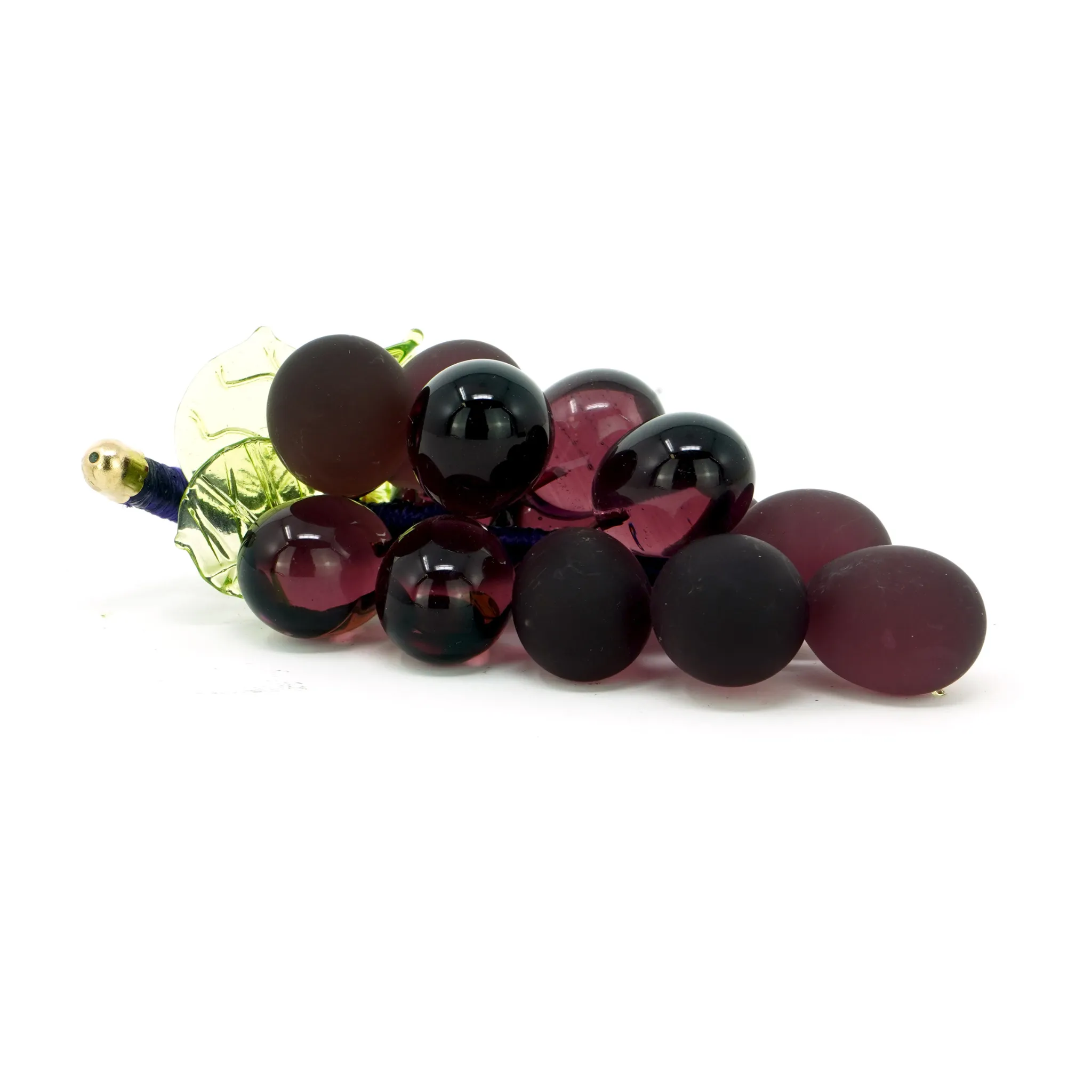 Murano Glass Solid Grape Cluster, Small, Multiple Colors, Made in Italy