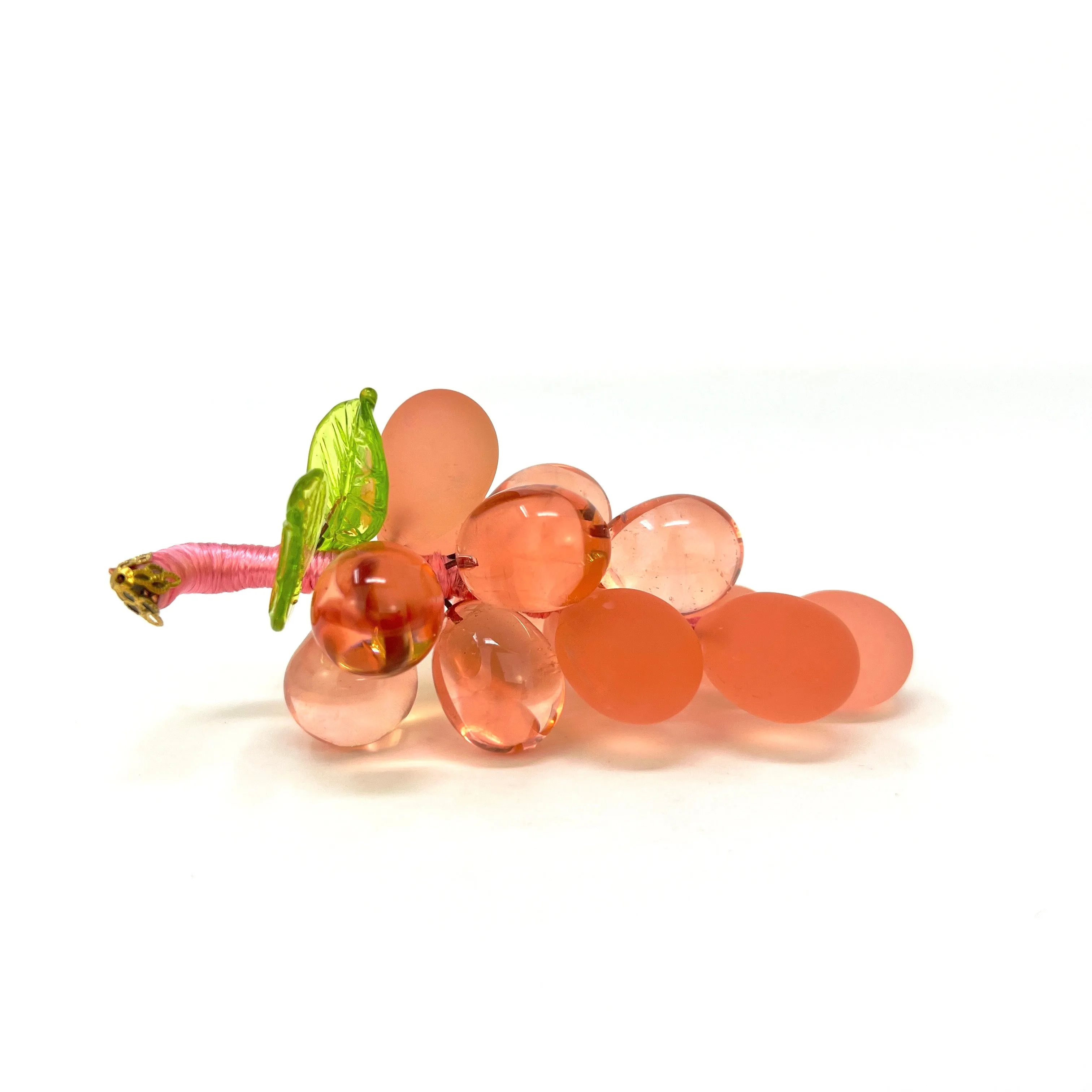 Murano Glass Solid Grape Cluster, Small, Multiple Colors, Made in Italy