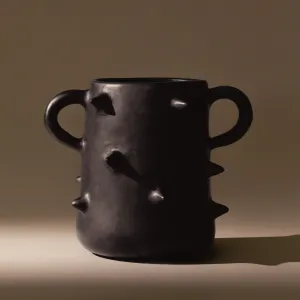 Onyx Spiked Vase