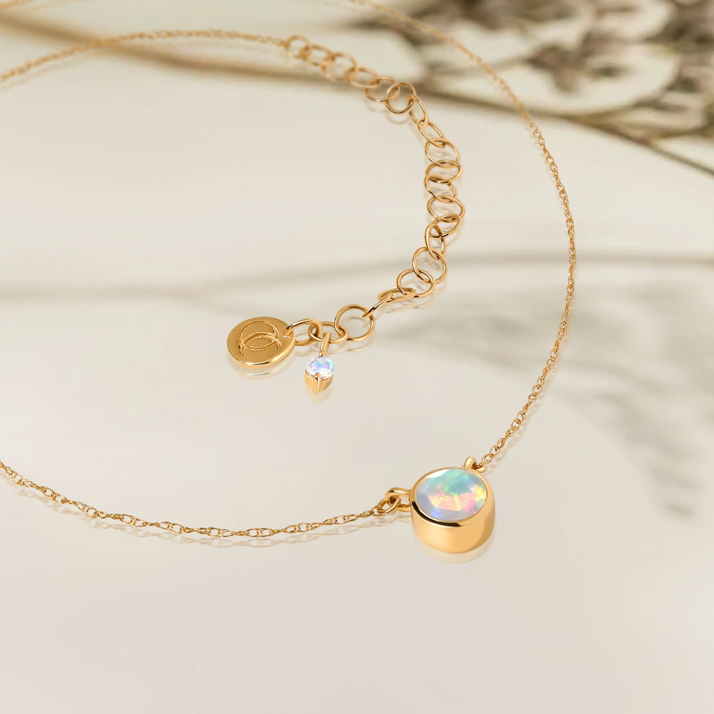 Opal Necklace - Solitaire