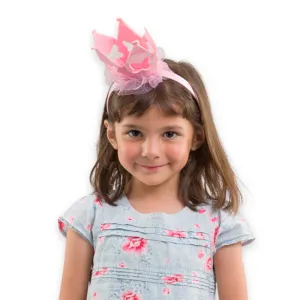 Pink Crown Headband
