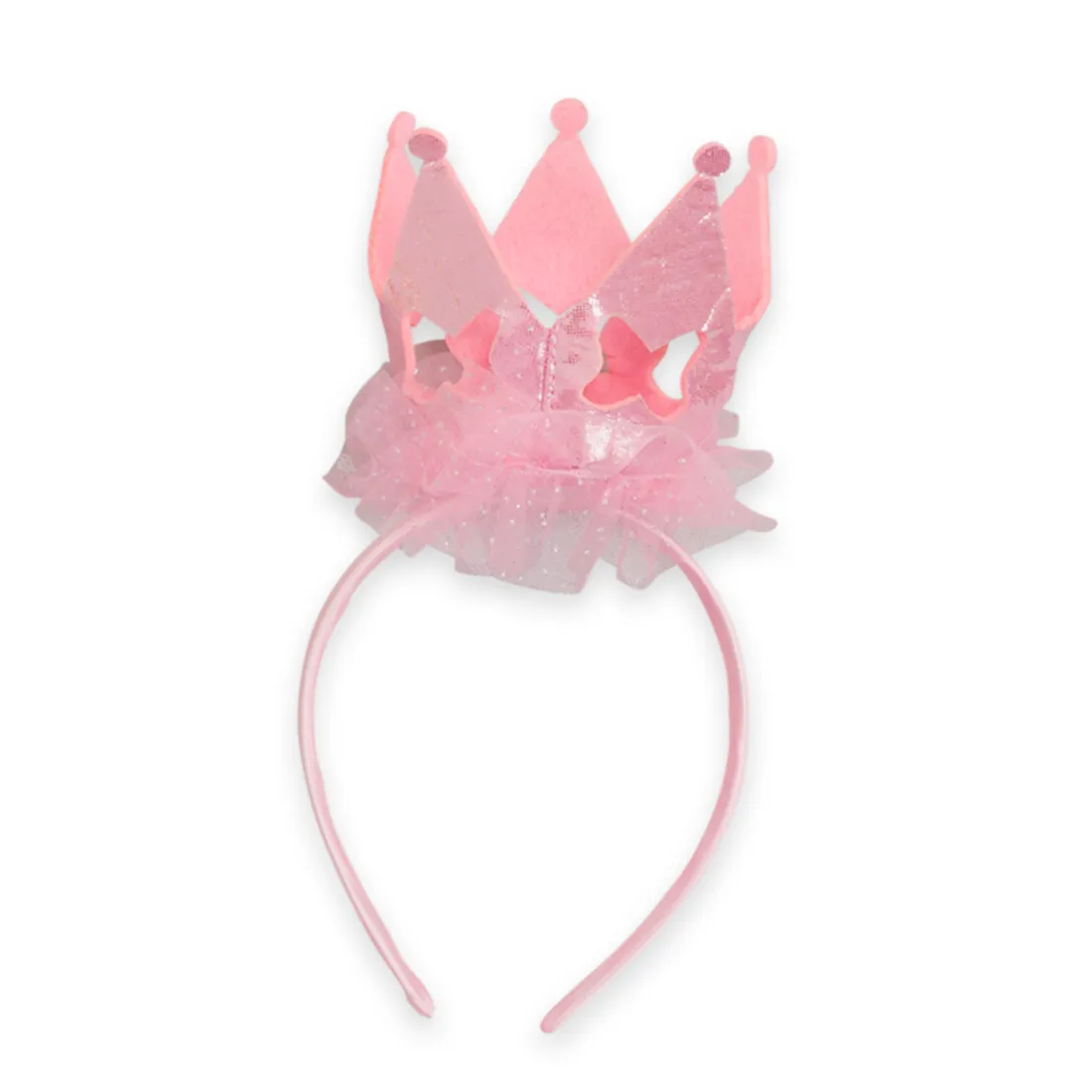Pink Crown Headband