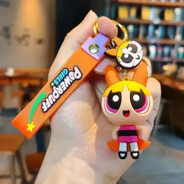 Powerpuff Girls Plush Keychain