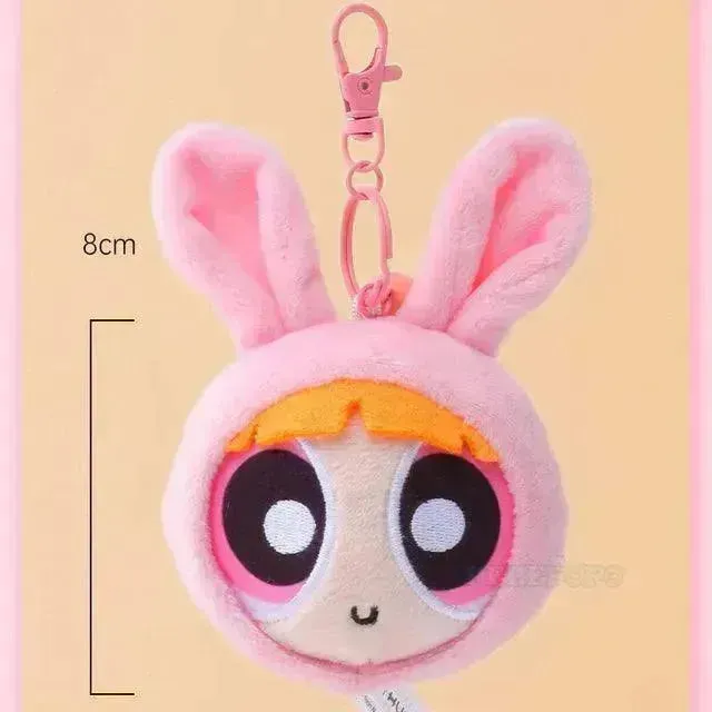 Powerpuff Girls Plush Keychain