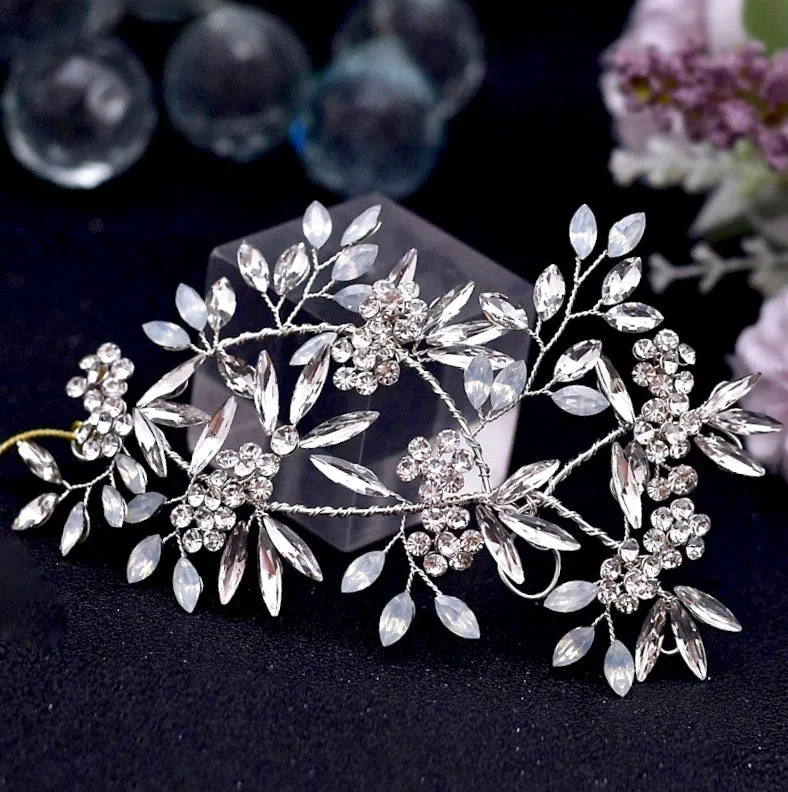 "Lora" -  Opal Bridal Hair Accessory