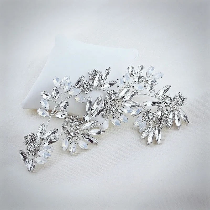 "Lora" -  Opal Bridal Hair Accessory
