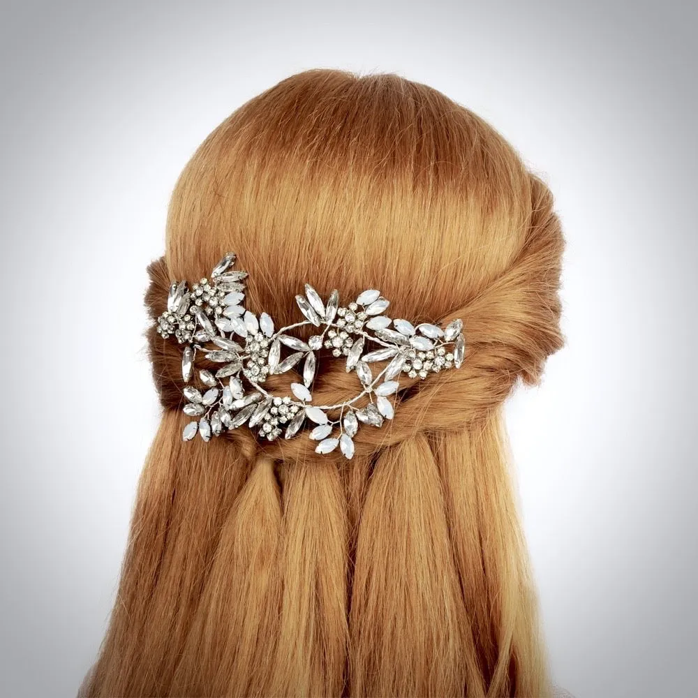 "Lora" -  Opal Bridal Hair Accessory