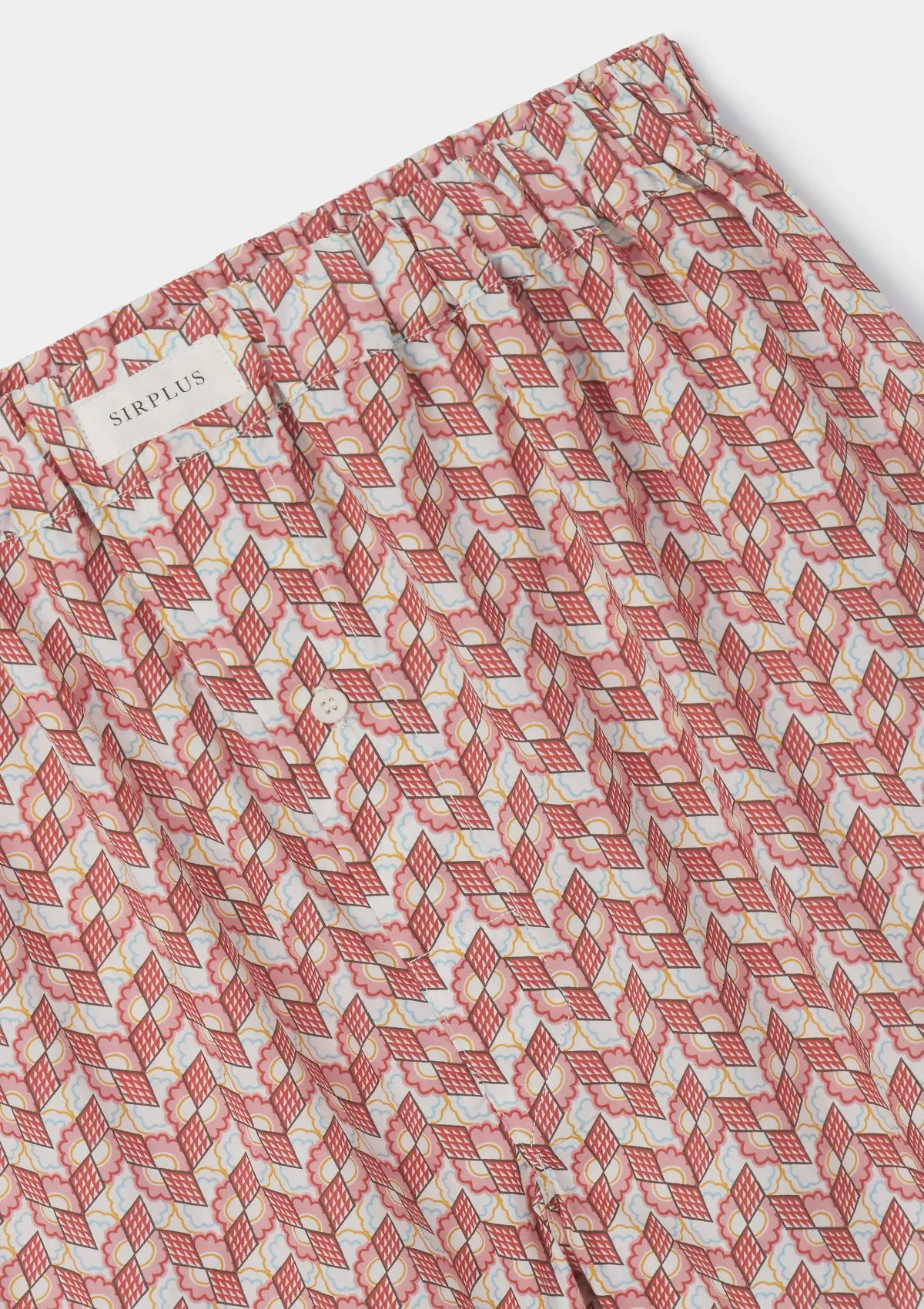 Refraction Red Boxer Shorts - Made with Liberty Fabric