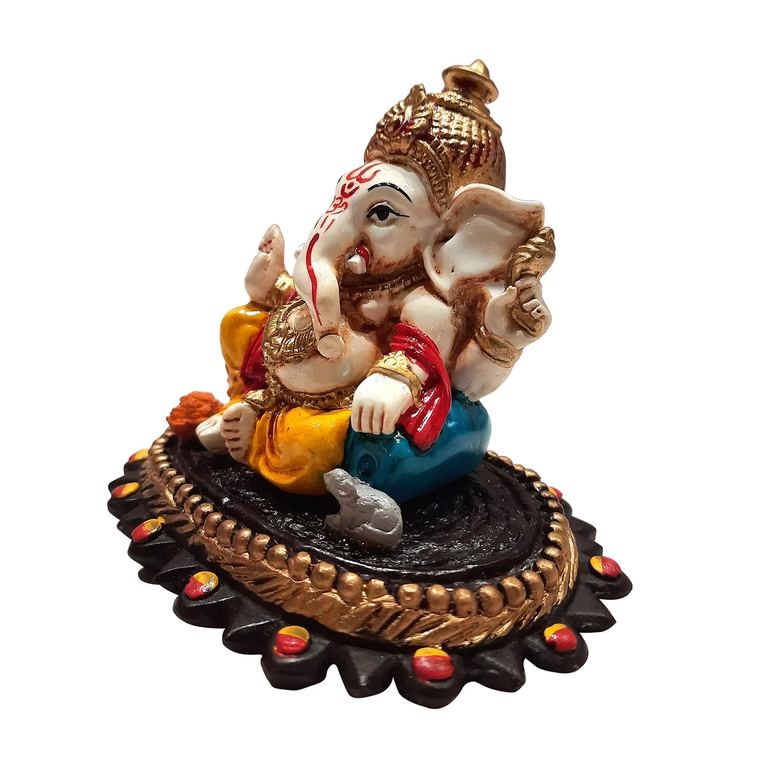 Resin Ganesha Small 3.75 in x 4.5 in