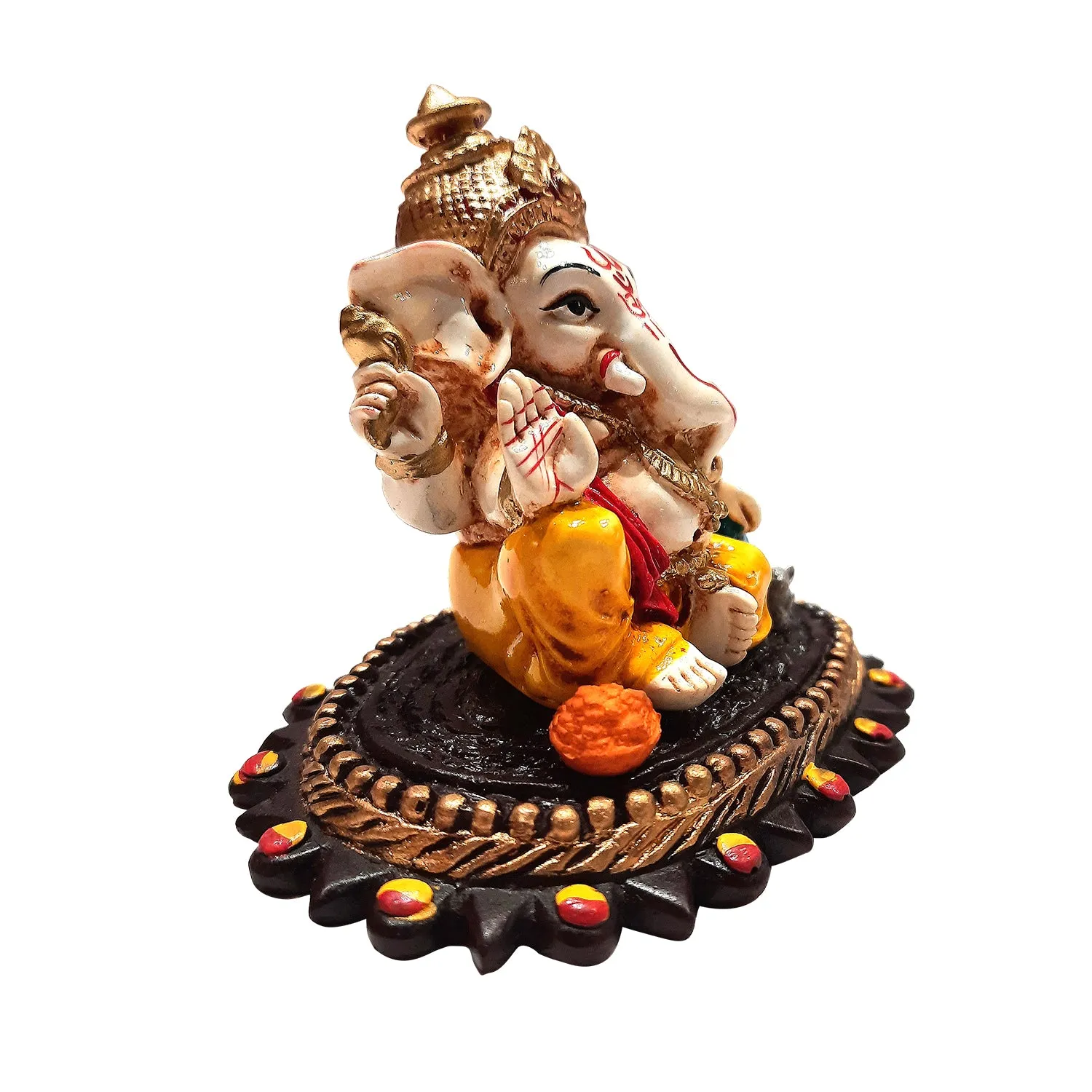 Resin Ganesha Small 3.75 in x 4.5 in