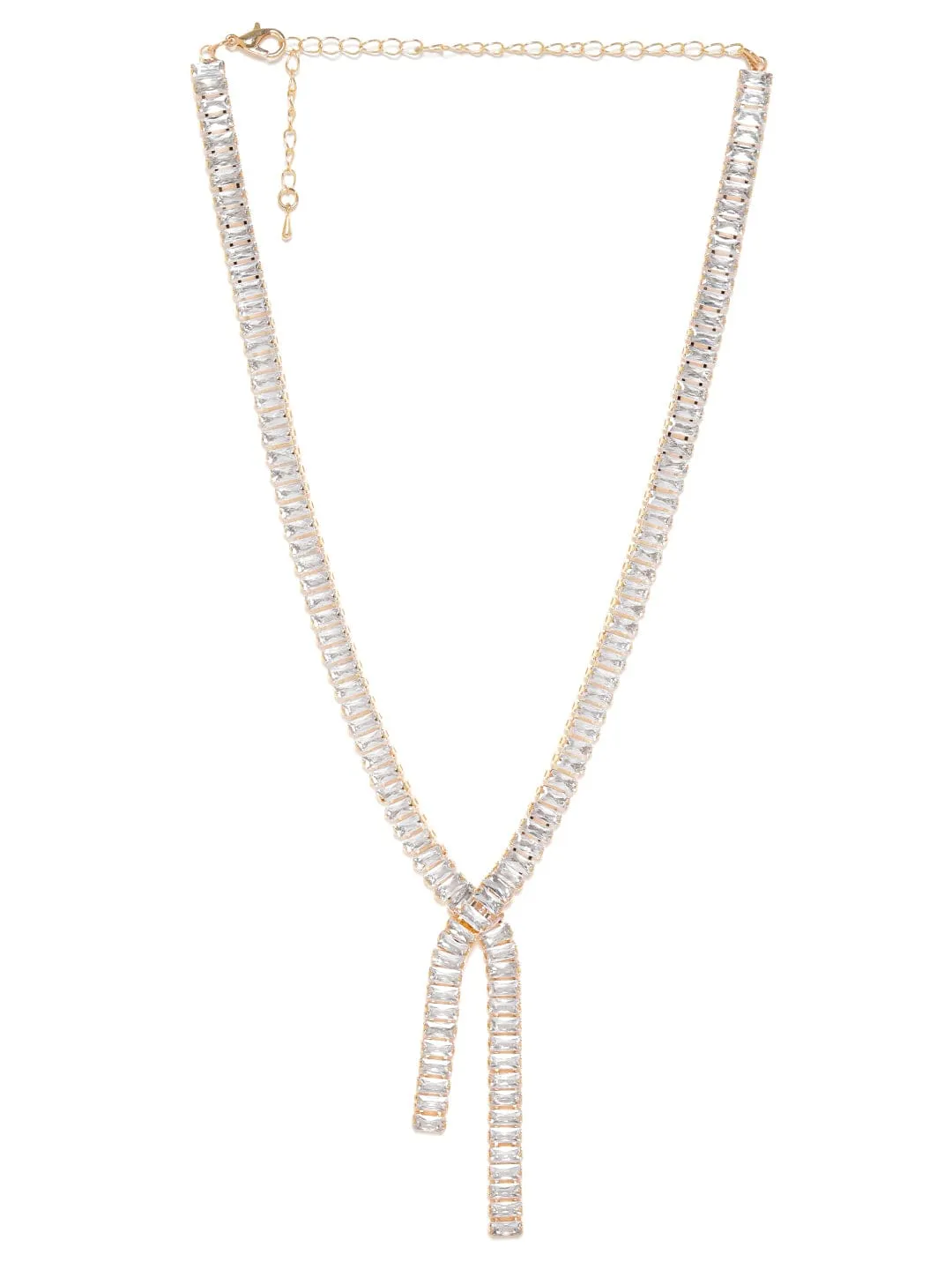 Rubans Voguish Western Whisper Gold tone Necklace