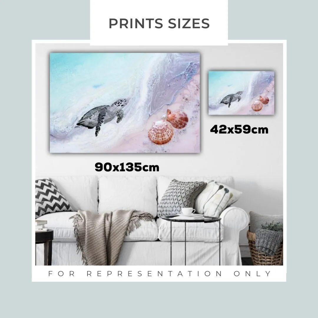 Silence 2.0. Tropical Ocean.  Round Perspex Print