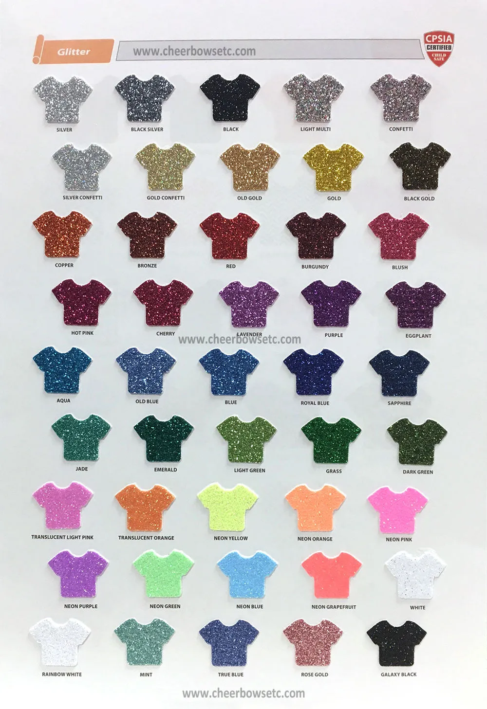 The Tick Tock Basic Glitter Bow