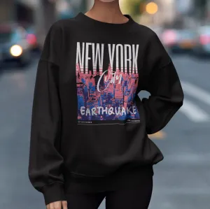Urban New Your City Earthquake Graphic Tee, City Skyline Print Shirt, New jersey earthquake, Earthquake NJ Shirt, Earthquake of April 5 2024