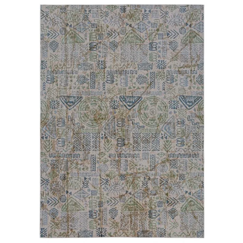 Yanika Boho Carpet - Blue