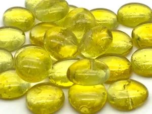 Yellow Transparent Glass Gems